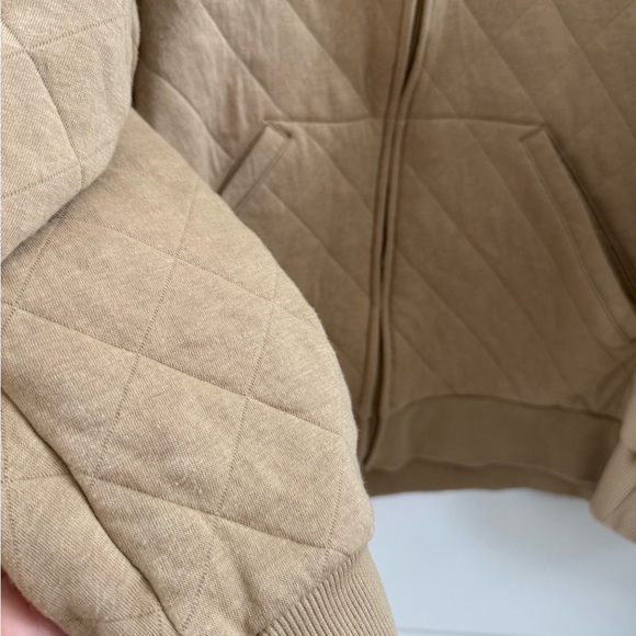 Crown & Ivy men’s Quilted Full Zip Jacket size Medium cozy loungewear - Picture 2 of 4